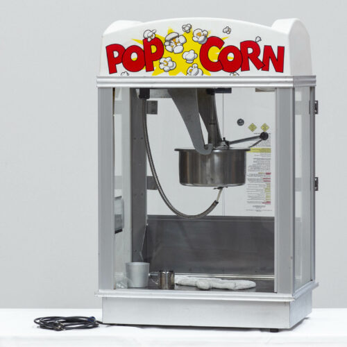 Popcornmaschine, weiß