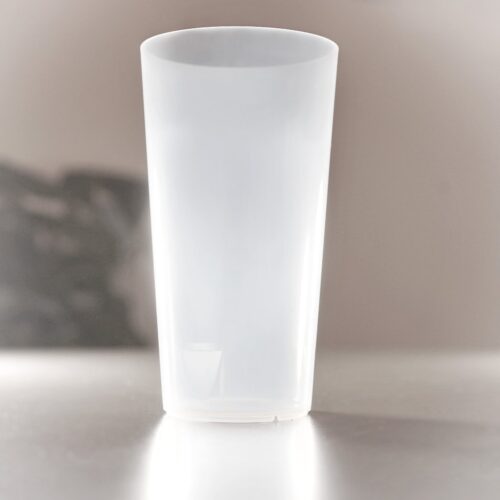 Mehrwegbecher transparent, 0,4 l