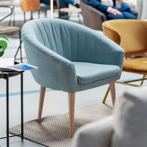 Sessel "Lida", hellblau