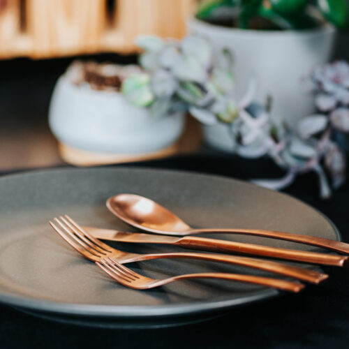 Kuchengabel - Besteckserie "Copper"