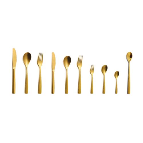Kuchengabel - Besteckserie "Gold"