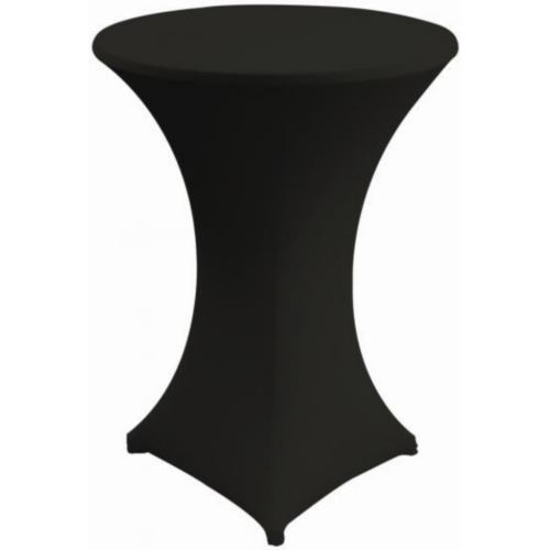 Stehtischhusse B1, schwarz, stretch