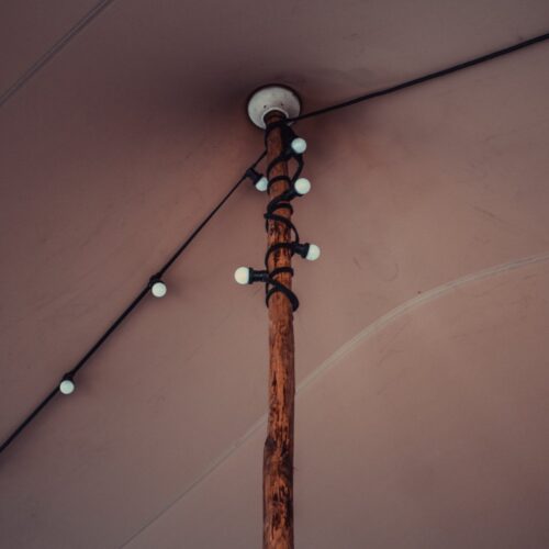 Lichterkette 45m - Stretchzelt