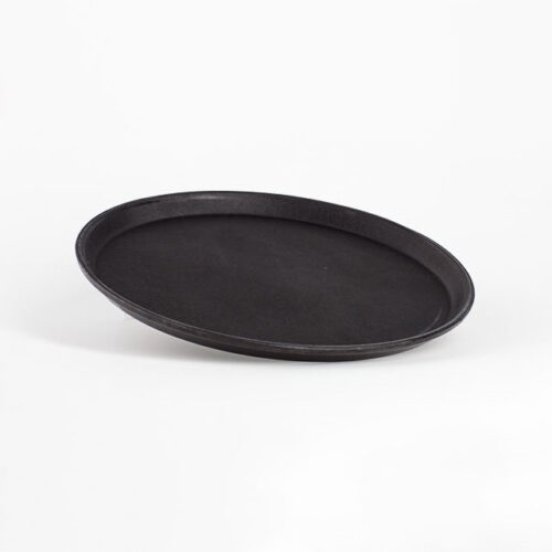 Serviertablett rund, schwarz, d=40 cm