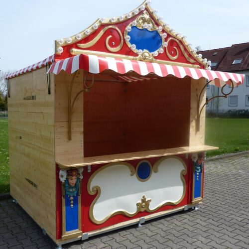 Marktbude mit Dachlicht
