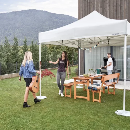 MASTERTENT Schnellspannzelt 3 x 3 Meter, weiß